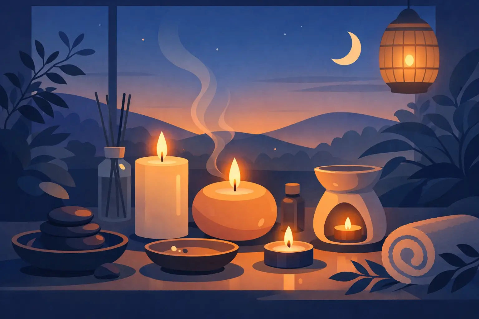 Candles for Evening Relaxation Ritual