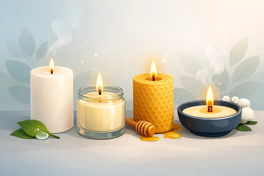 Which Candle Wax Burns Cleanest?
