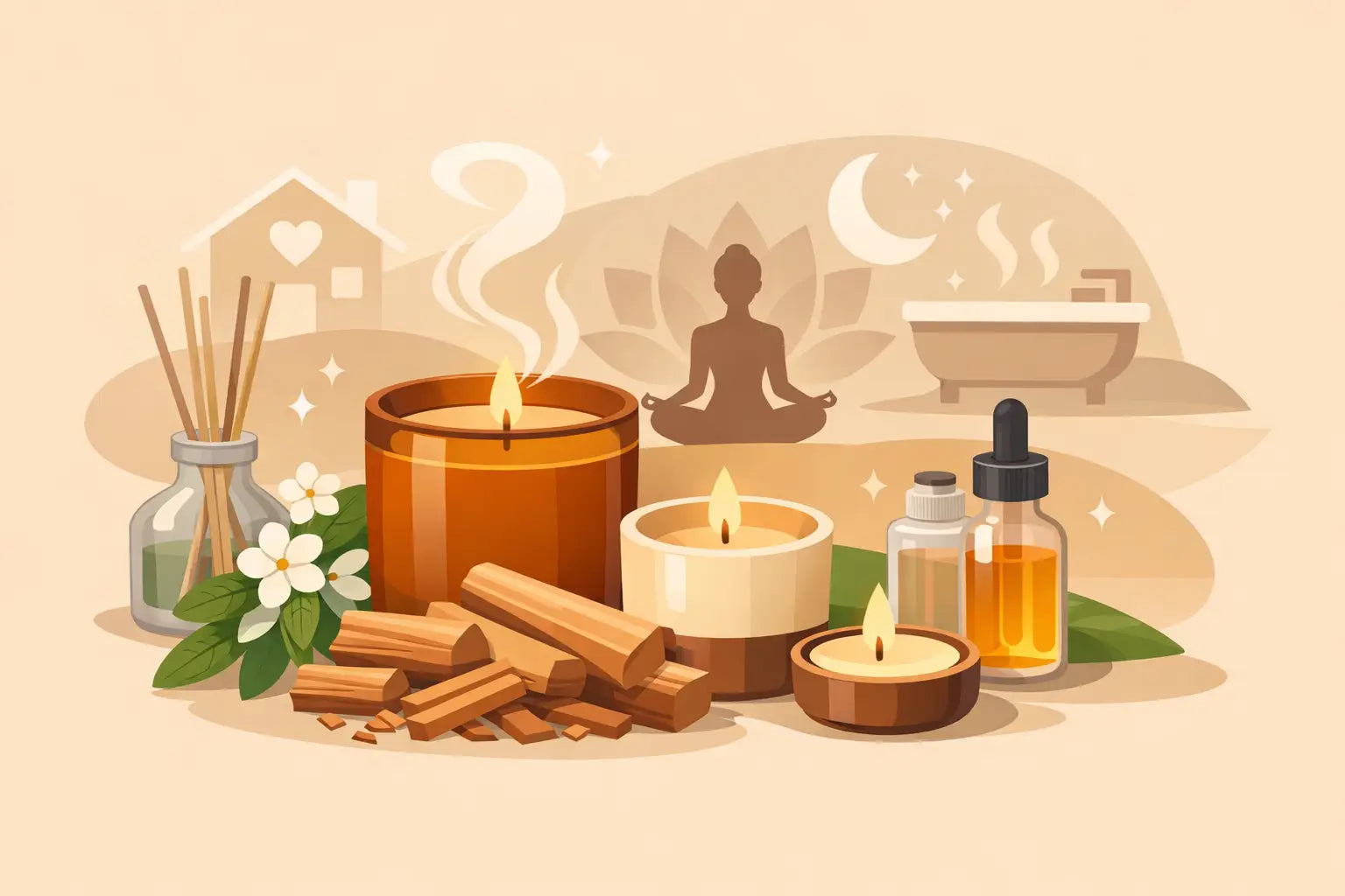 7 Sandalwood Candle Benefits at Home