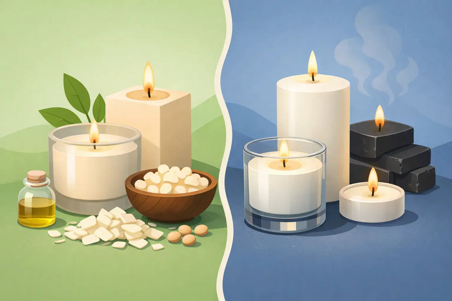 Soy Wax vs Paraffin Candles