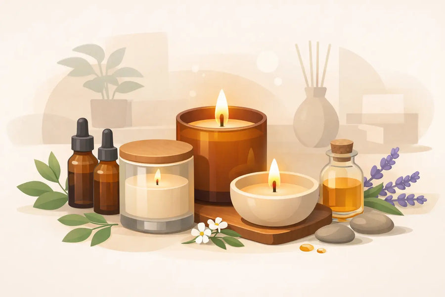 Essential Oil Candles for Home Ambiance