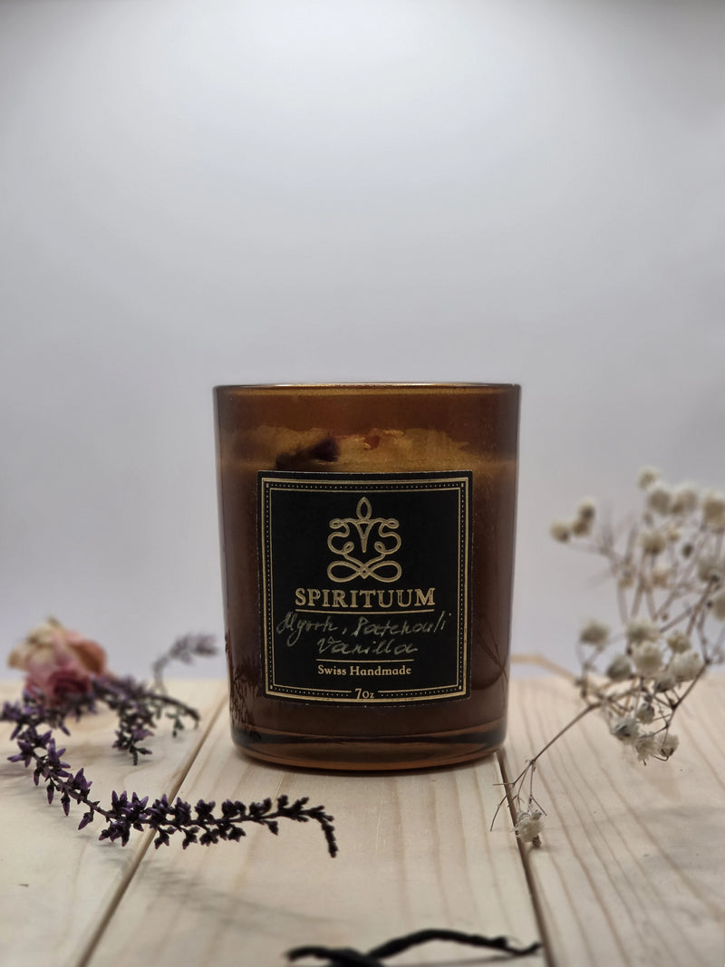 Ignis Nobilis – Myrrh, Patchouli & Vanilla Candle | 7 oz